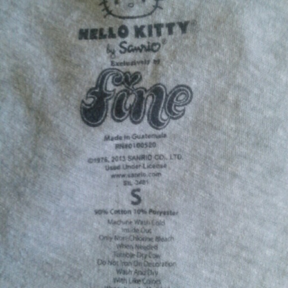 Hello kitty "Nerd Alert" shirt - Picture 2 of 2
